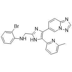 N-[[4-([1,2,4]Triazolo[1,5-a]pyridin-6-yl)-5-(6-methylpyridin-2-yl)-1H-imidazol-2-yl]methyl]-2-bromoaniline