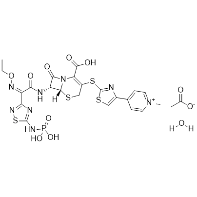 Ceftaroline fosamil acetate hydrate