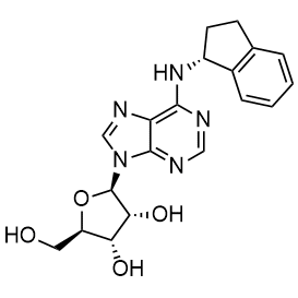 (R)-N-(2,3-dihydro-1H-indenyl)adenosine