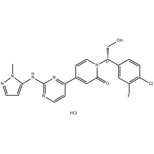 Ravoxertinib hydrochloride